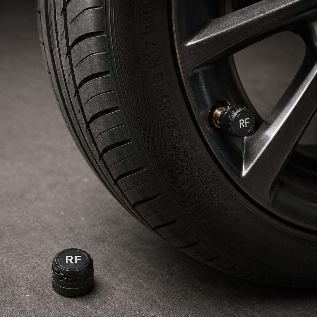 Système de Surveillance Pression des Pneus TPMS Solaire — Sécurité Sans Entretien